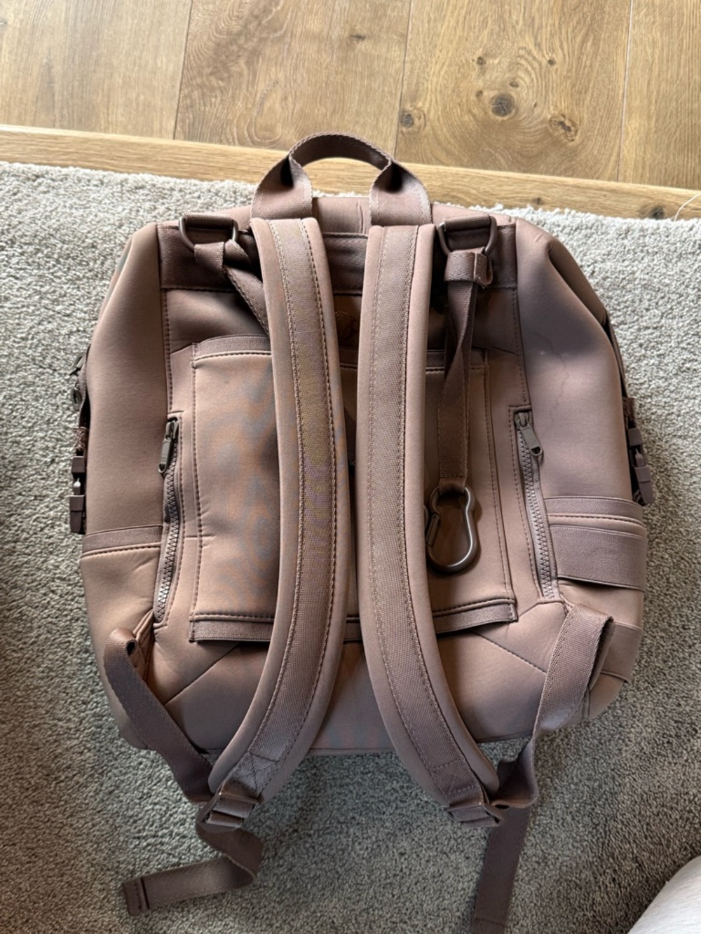 Dagne Dover Indi Neoprene Diaper Backpack - Dusty Rose - Picture 2 of 6